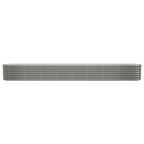 Vidaxx plantekasse 332x40x36 cm galvaniseret stålgrå