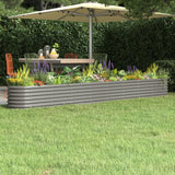 Vidaxx plantekasse 332x40x36 cm galvaniseret stålgrå