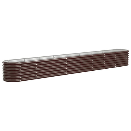 Vidaxx plantekasse 332x40x36 cm galvaniseret stål brun