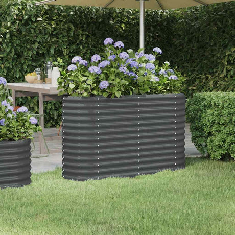 Vidaxx plantekasse 114x40x68 cm galvaniseret stål antracit