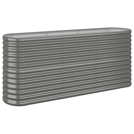 Vidaxx plantekasse 152x40x68 cm galvaniseret stålgrå
