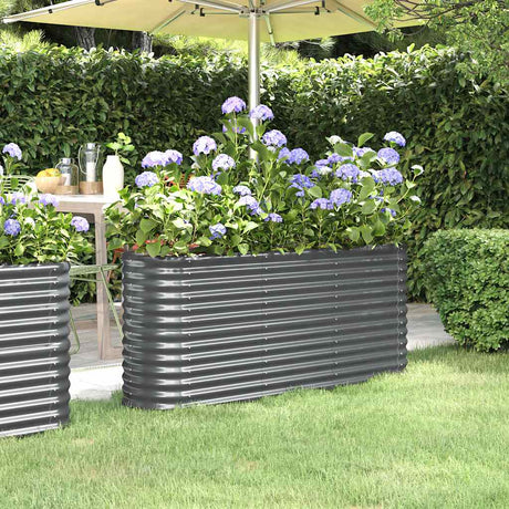 Vidaxx plantekasse 152x40x68 cm galvaniseret stål antracit