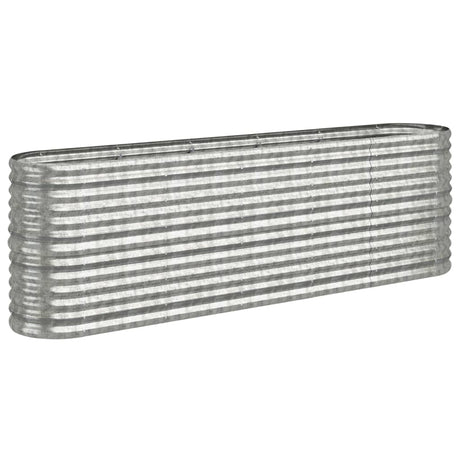Vidaxx plantekasse 224x40x68 cm galvaniseret stål sølvfarvet