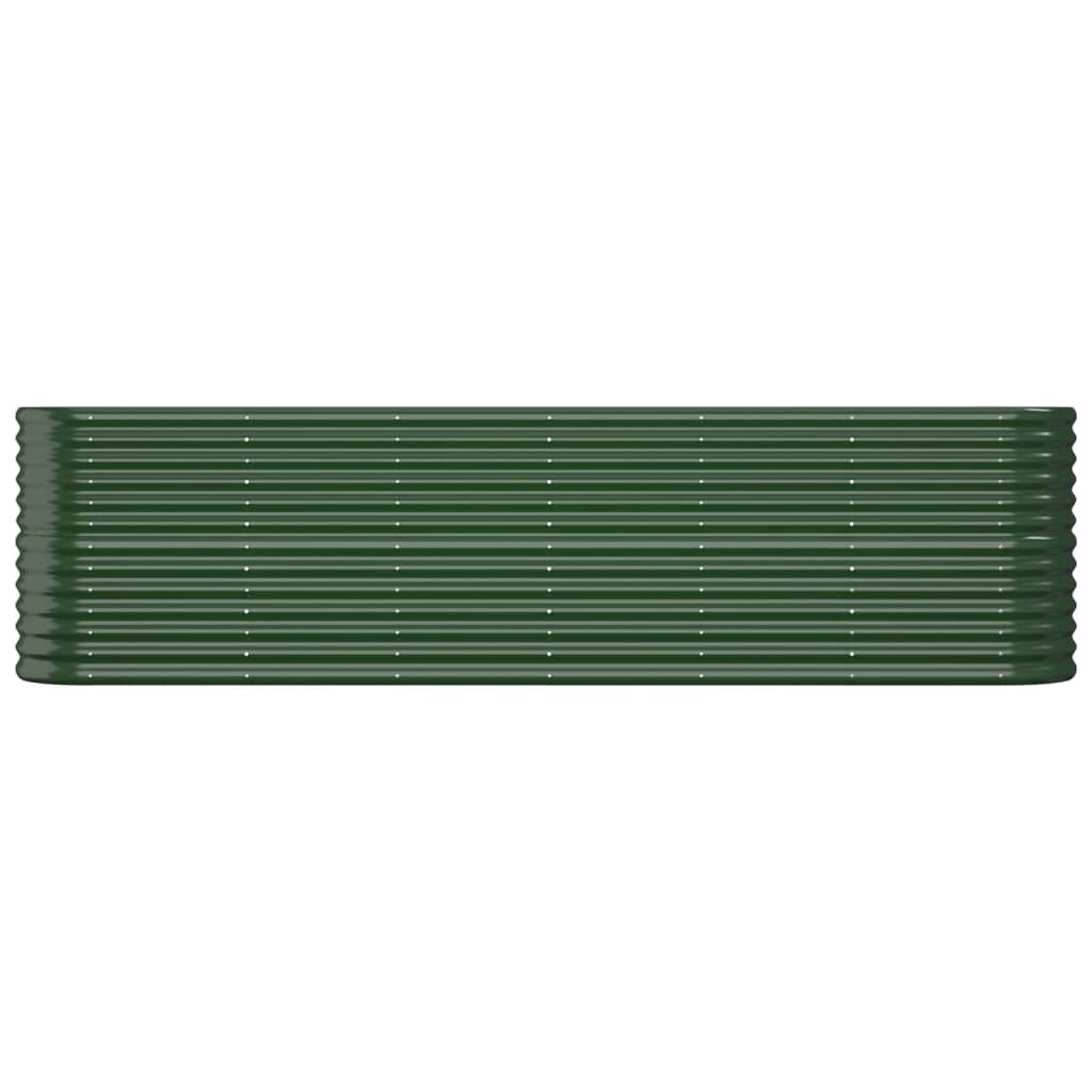 Vidaxx plantekasse 260x40x68 cm galvaniseret stålgrøn