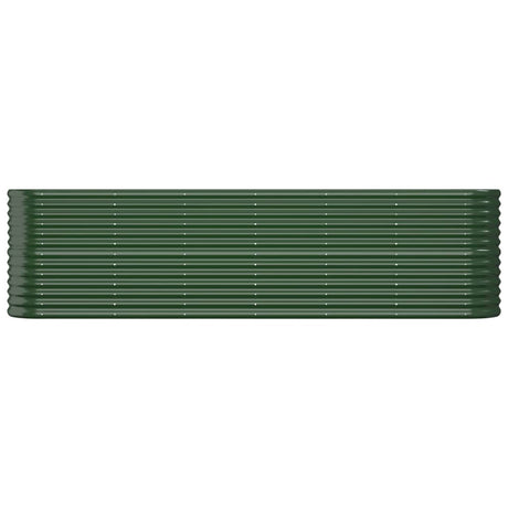 Vidaxx plantekasse 260x40x68 cm galvaniseret stålgrøn