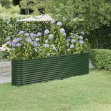 Vidaxx plantekasse 260x40x68 cm galvaniseret stålgrøn
