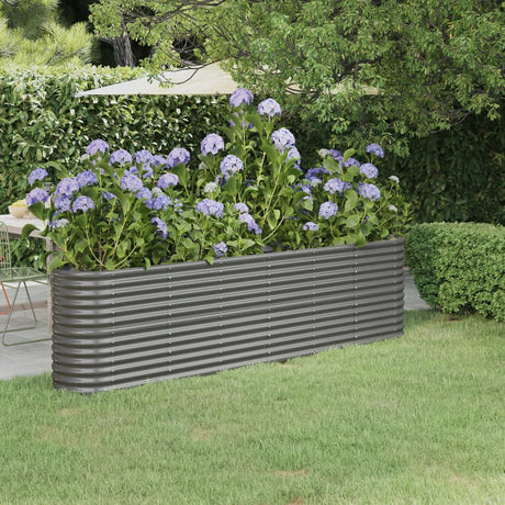 Vidaxx plantekasse 260x40x68 cm galvaniseret stålgrå