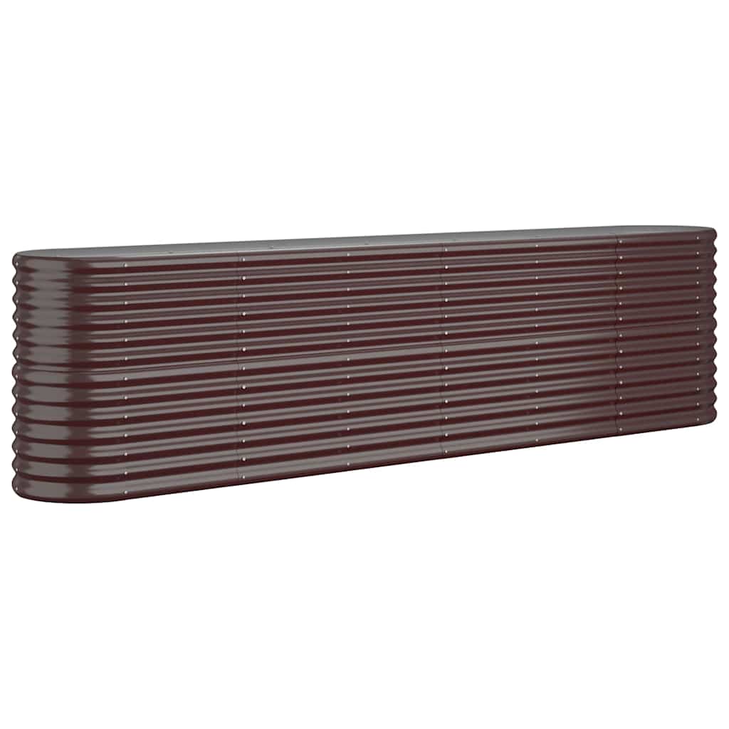 Vidaxx plantekasse 260x40x68 cm galvaniseret stål brun