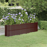 Vidaxx plantekasse 260x40x68 cm galvaniseret stål brun