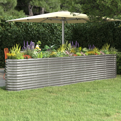 Vidaxx plantekasse 332x40x68 cm galvaniseret stål sølvfarvet