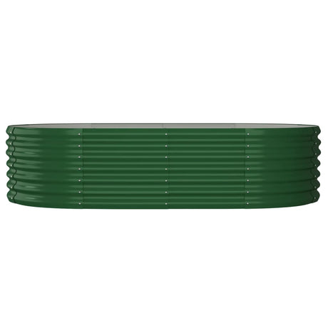 Vidaxx plantekasse 152x80x36 cm galvaniseret stålgrøn