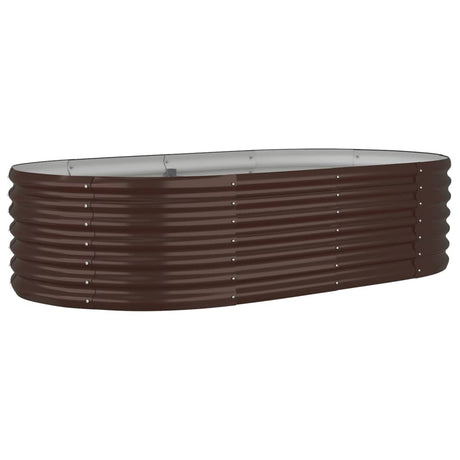 Vidaxx plantekasse 152x80x36 cm galvaniseret stål brun