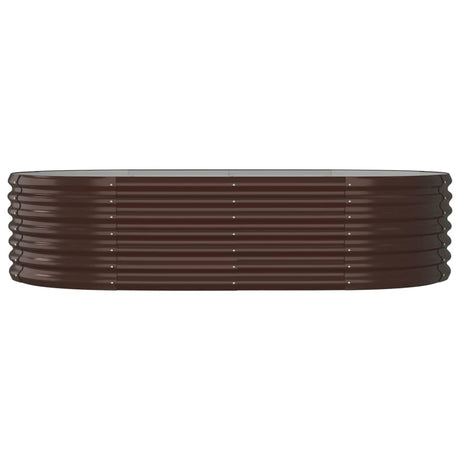 Vidaxx plantekasse 152x80x36 cm galvaniseret stål brun