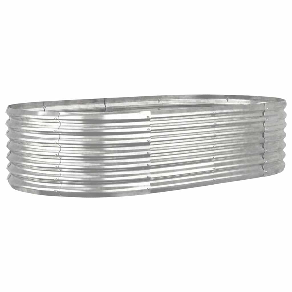Vidaxx plantekasse 152x80x36 cm galvaniseret stål sølvfarvet