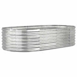 Vidaxx plantekasse 152x80x36 cm galvaniseret stål sølvfarvet