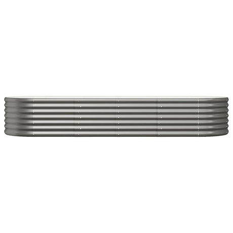 Vidaxx plantekasse 224x80x36 cm galvaniseret stålgrå
