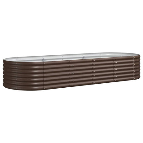 Vidaxx plantekasse 224x80x36 cm galvaniseret stål brun