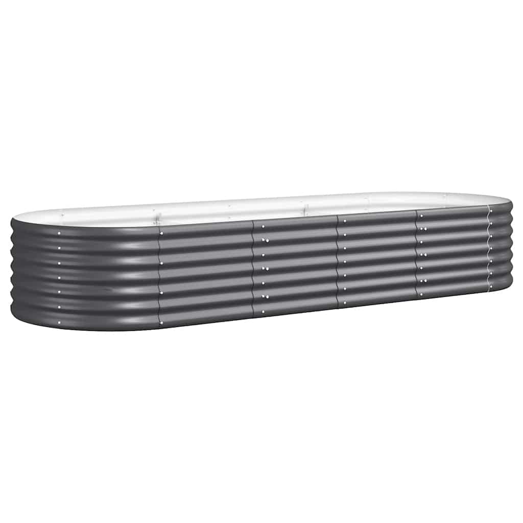 Vidaxx plantekasse 224x80x36 cm galvaniseret stål antracit