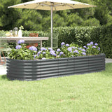 Vidaxx plantekasse 224x80x36 cm galvaniseret stål antracit