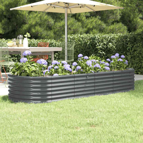 Vidaxx plantekasse 224x80x36 cm galvaniseret stål antracit