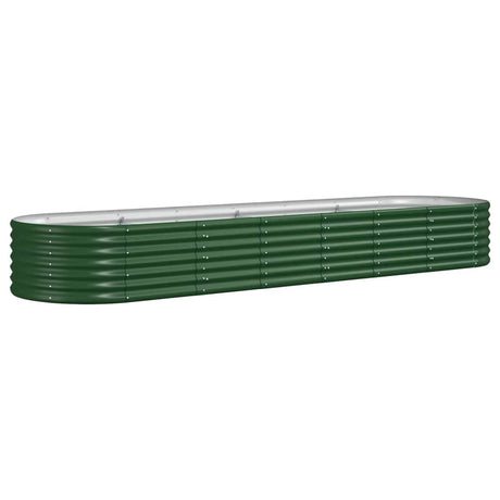 Vidaxx plantekasse 296x80x36 cm galvaniseret stålgrøn
