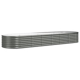 Vidaxx plantekasse 296x80x36 cm galvaniseret stålgrå