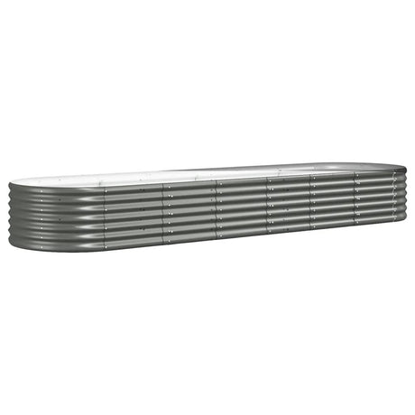 Vidaxx plantekasse 296x80x36 cm galvaniseret stålgrå