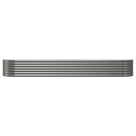 Vidaxx plantekasse 296x80x36 cm galvaniseret stålgrå