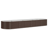 Vidaxx plantekasse 296x80x36 cm galvaniseret stål brun