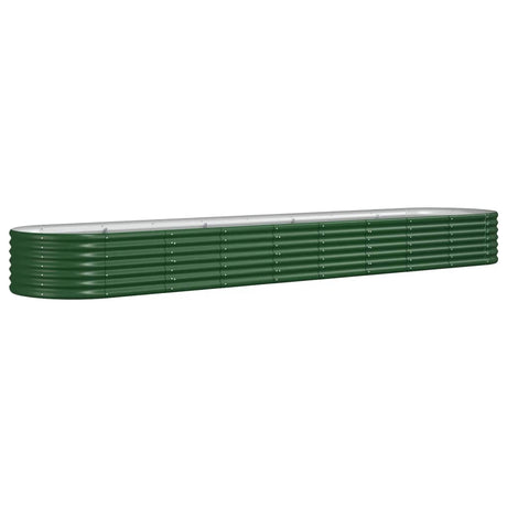 Vidaxx plantekasse 368x80x36 cm galvaniseret stålgrøn