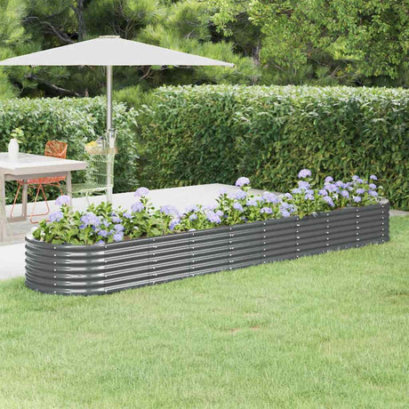 Vidaxx plantekasse 368x80x36 cm galvaniseret stål antracit