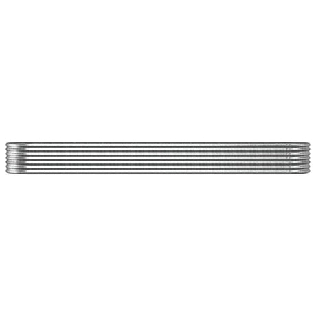Vidaxx plantekasse 368x80x36 cm galvaniseret stål sølvfarvet