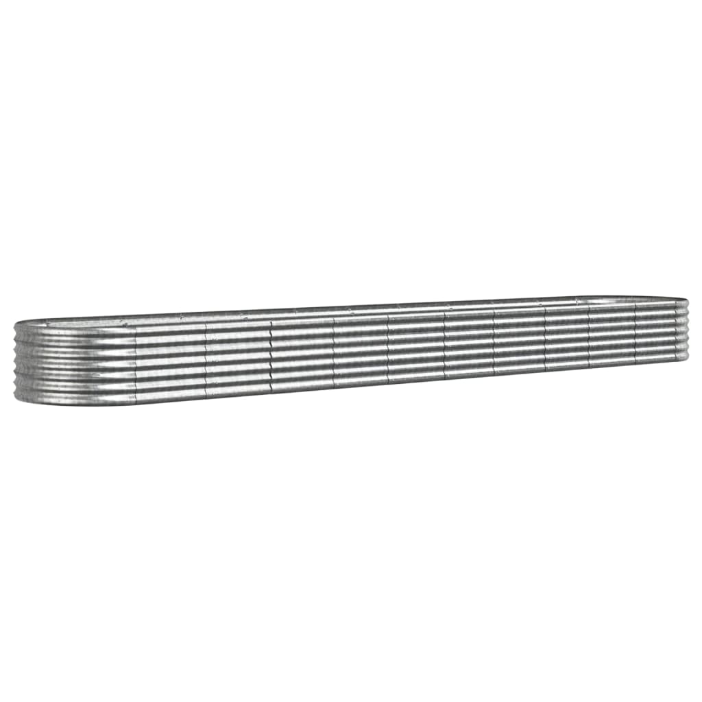 Vidaxx plantekasse 440x80x36 cm galvaniseret stål sølvfarvet