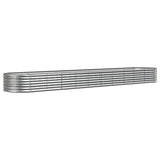 Vidaxx plantekasse 440x80x36 cm galvaniseret stål sølvfarvet