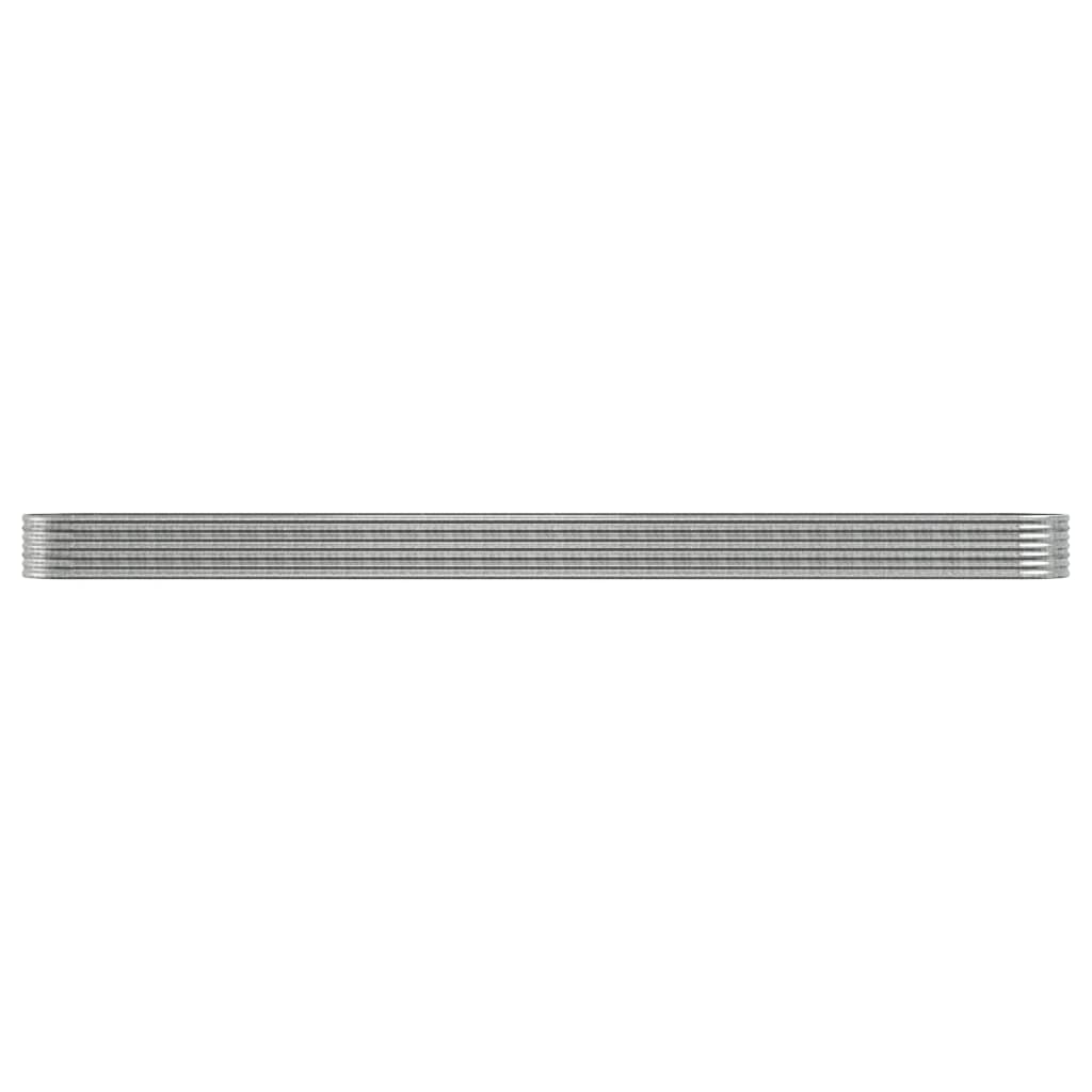 Vidaxx plantekasse 440x80x36 cm galvaniseret stål sølvfarvet