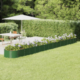 Vidaxx plantekasse 620x80x36 cm galvaniseret stålgrøn