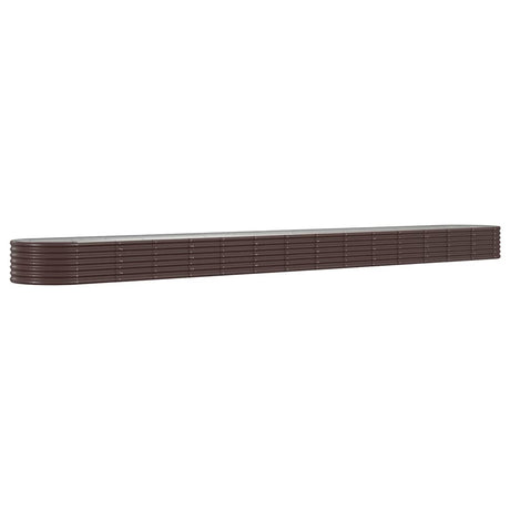 Vidaxx plantekasse 620x80x36 cm galvaniseret stål brun