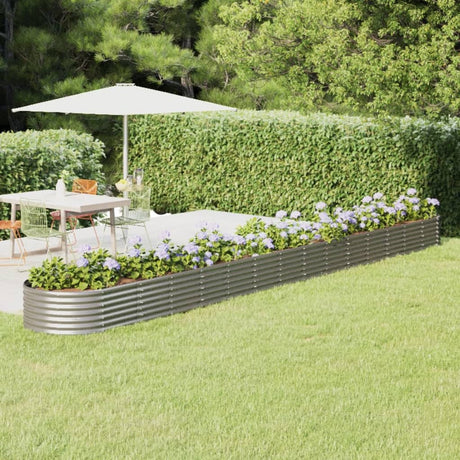 Vidaxx plantekasse 620x80x36 cm galvaniseret stål sølvfarvet