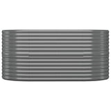 Vidaxx plantekasse 152x80x68 cm galvaniseret stålgrå