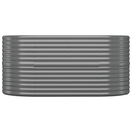 Vidaxx plantekasse 152x80x68 cm galvaniseret stålgrå
