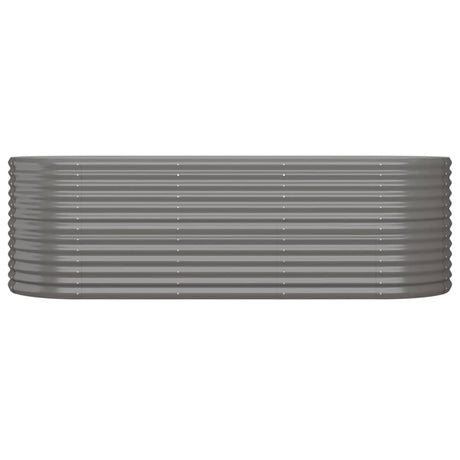 Vidaxx plantekasse 224x80x68 cm galvaniseret stålgrå