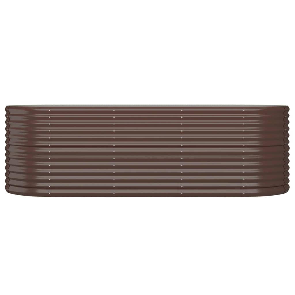 Vidaxx plantekasse 224x80x68 cm galvaniseret stål brun