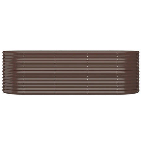 Vidaxx plantekasse 224x80x68 cm galvaniseret stål brun