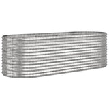 Vidaxx plantekasse 224x80x68 cm galvaniseret stål sølvfarvet