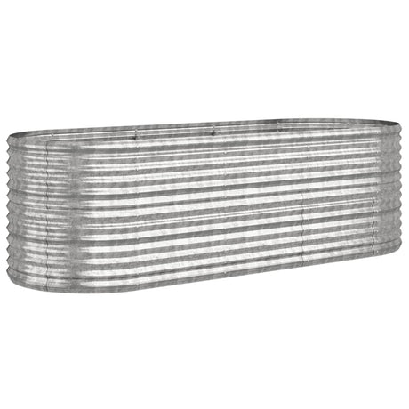 Vidaxx plantekasse 224x80x68 cm galvaniseret stål sølvfarvet