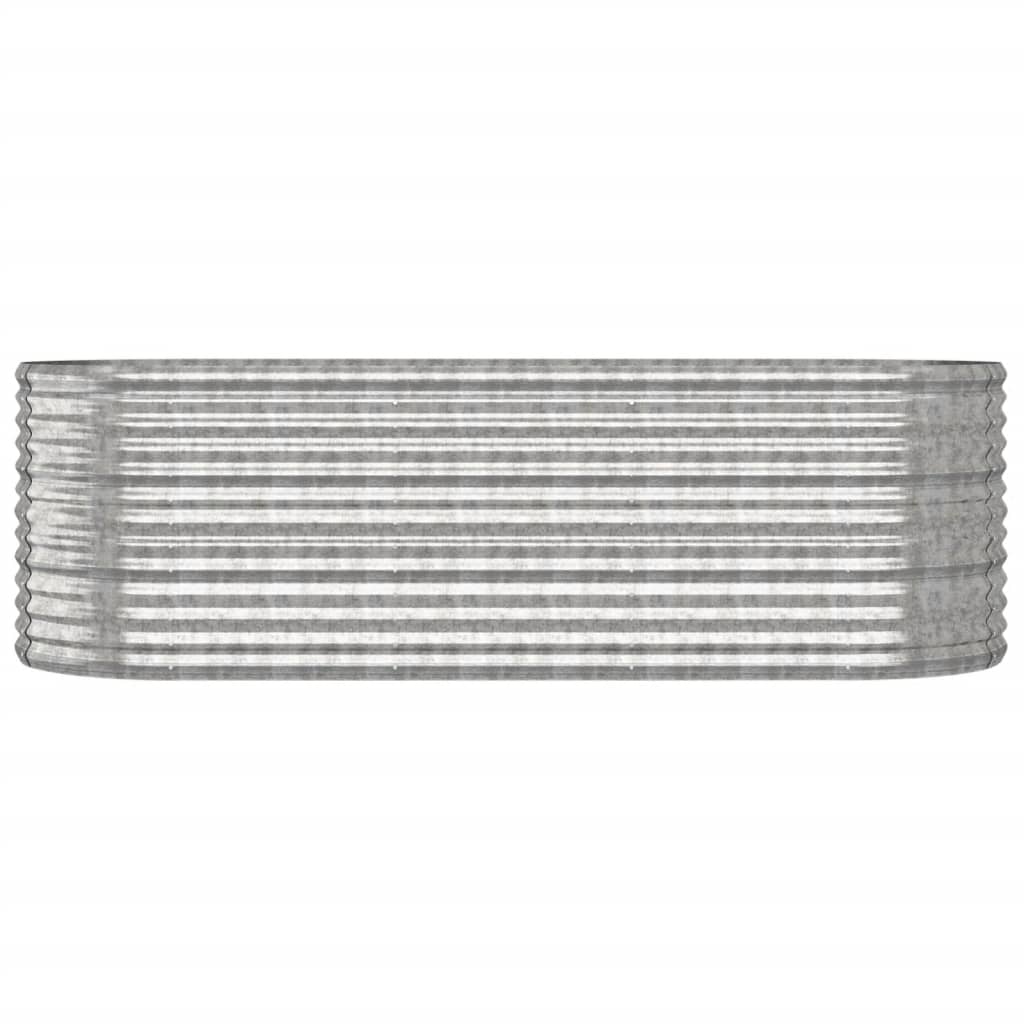 Vidaxx plantekasse 224x80x68 cm galvaniseret stål sølvfarvet