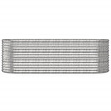 Vidaxx plantekasse 224x80x68 cm galvaniseret stål sølvfarvet