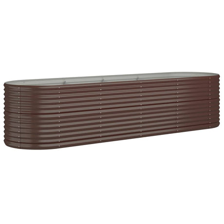 Vidaxx plantekasse 296x80x68 cm galvaniseret stål brun