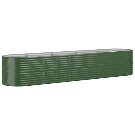 Vidaxx plantekasse 368x80x68 cm galvaniseret stålgrøn