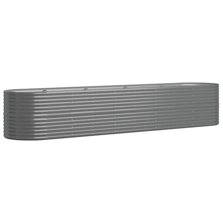 Vidaxx plantekasse 368x80x68 cm galvaniseret stålgrå